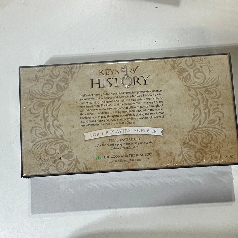 The good and the beautiful Keys of History Year 1 Course game - Picture 2 of 3